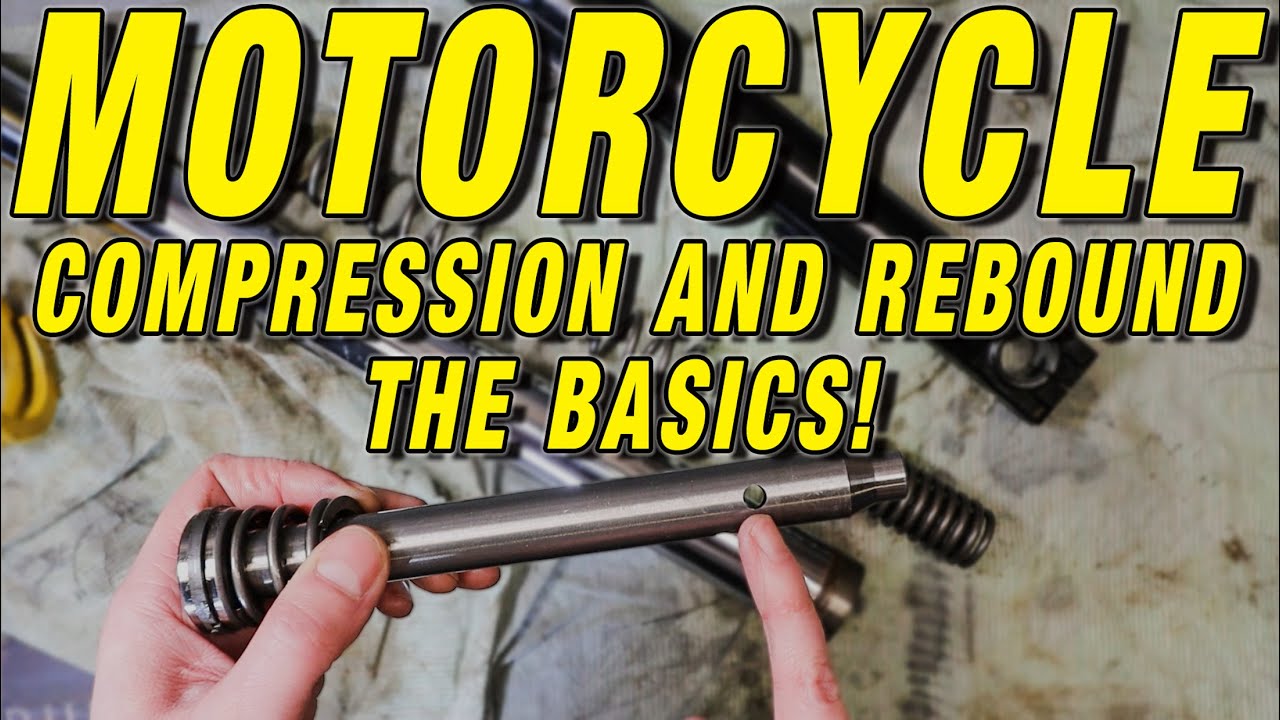 Motorcycle Compression and Rebound basics! | Explained Simply!