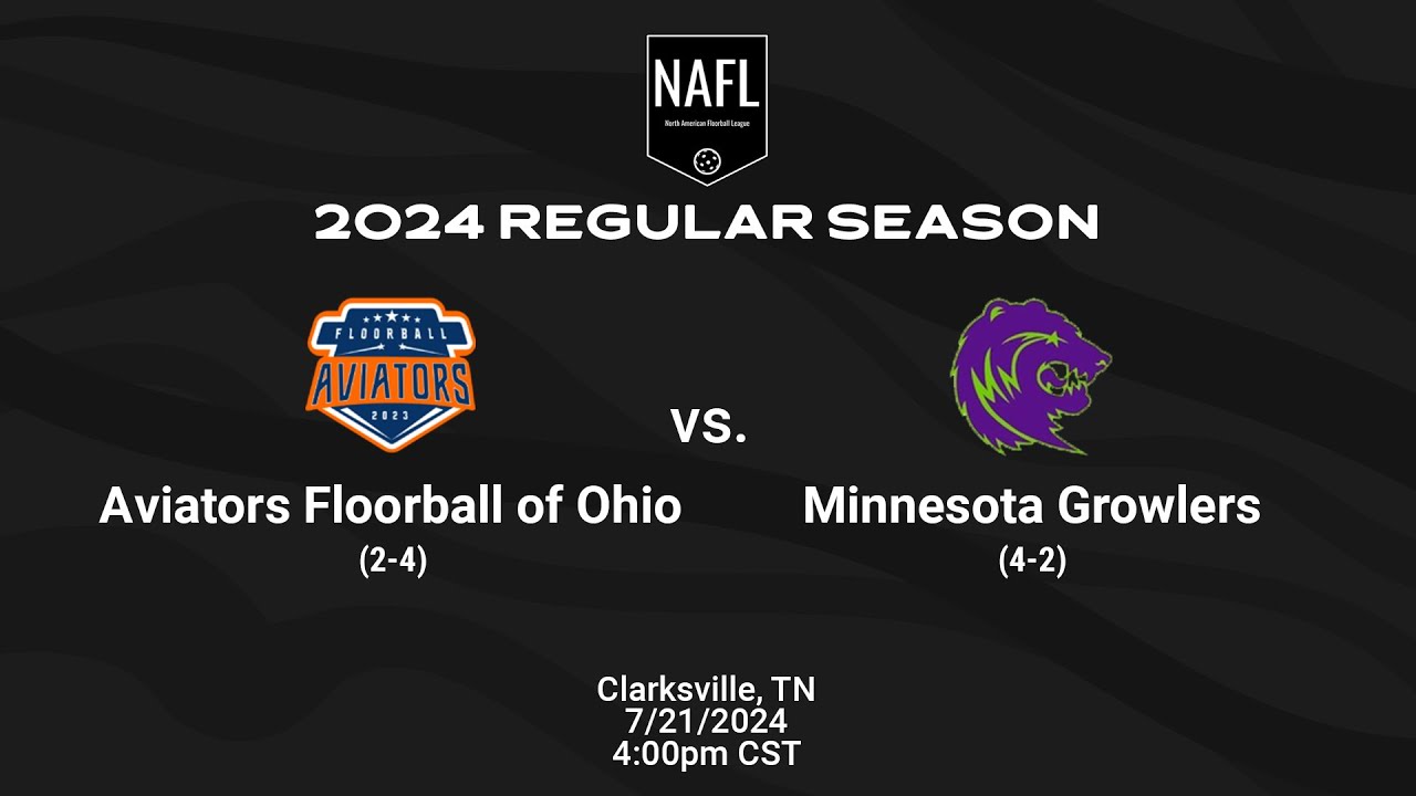 Aviators Floorball of Ohio vs. Minnesota Growlers