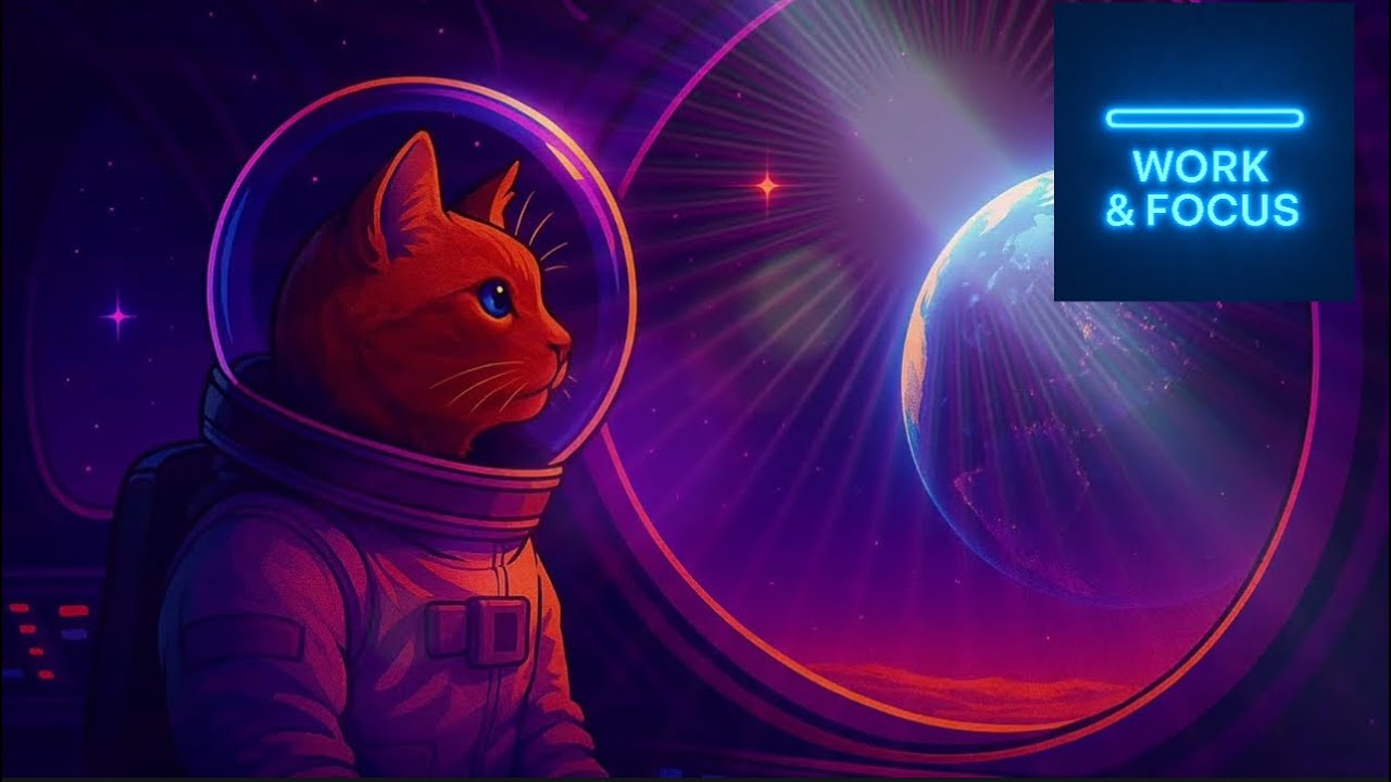 Work & Focus — The Martian Chronicles  // retro-futuristic synthwave, spacewave, lo-fi mix