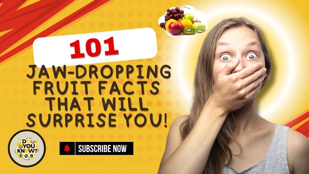 101 Weird & Wonderful Fruit Facts in One Video! #fruitlover #freshfruit #didyouknow #healthyfood