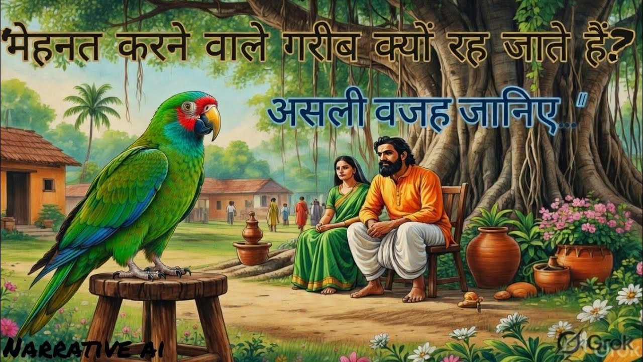 “मेहनत करने वाले गरीब क्यों होते हैं? | एक मजदूर की सोच जिसने किस्मत बदल दी”|| Narrative AI