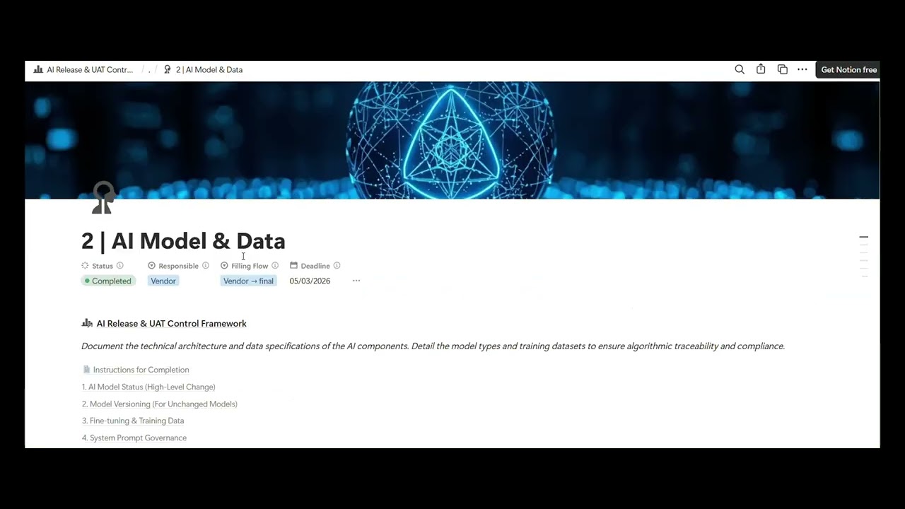 AI Release & UAT Control Framework &mdash; Introduction & 5-Phase Overview