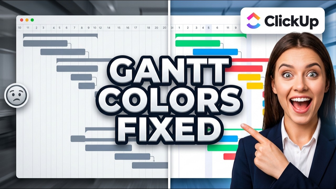 Change ClickUp Gantt Colors [Easy Hack]