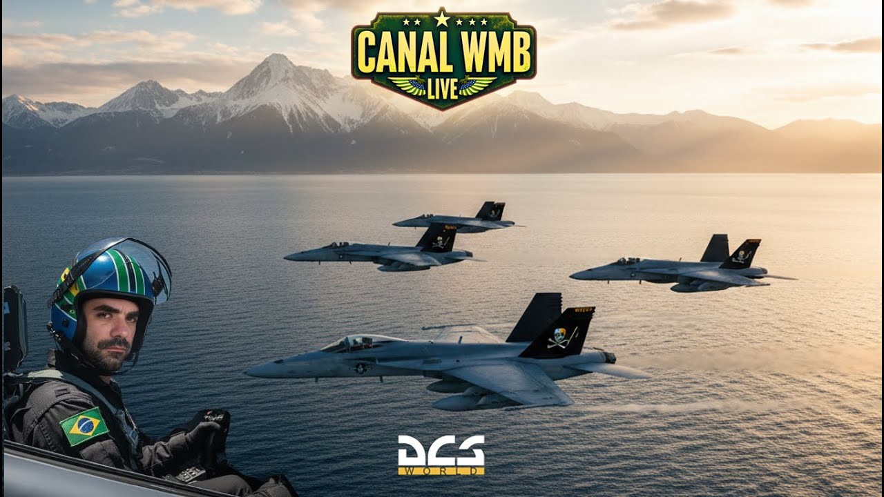 ESQUADRÃO SUICIDA?! ✈️ Tentando Voo em Formação no TOP GRAMA! - DCS | LIVE