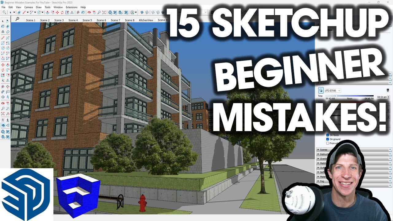 15 ОШИБОК, КОТОРЫЕ совершают новички в SketchUp (и как их исправить!)