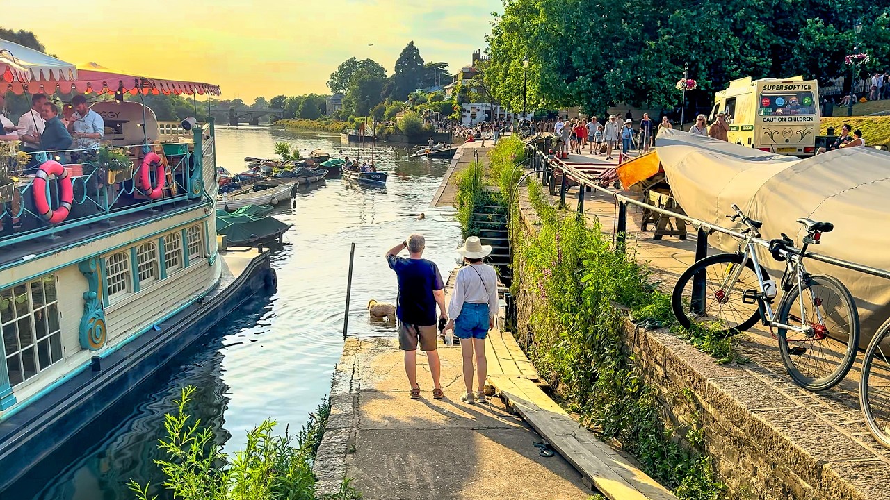 England, London&rsquo;s Richmond During 30&deg;C Heatwave ☀️ South West London Summer Walk 2026 [4K HDR]
