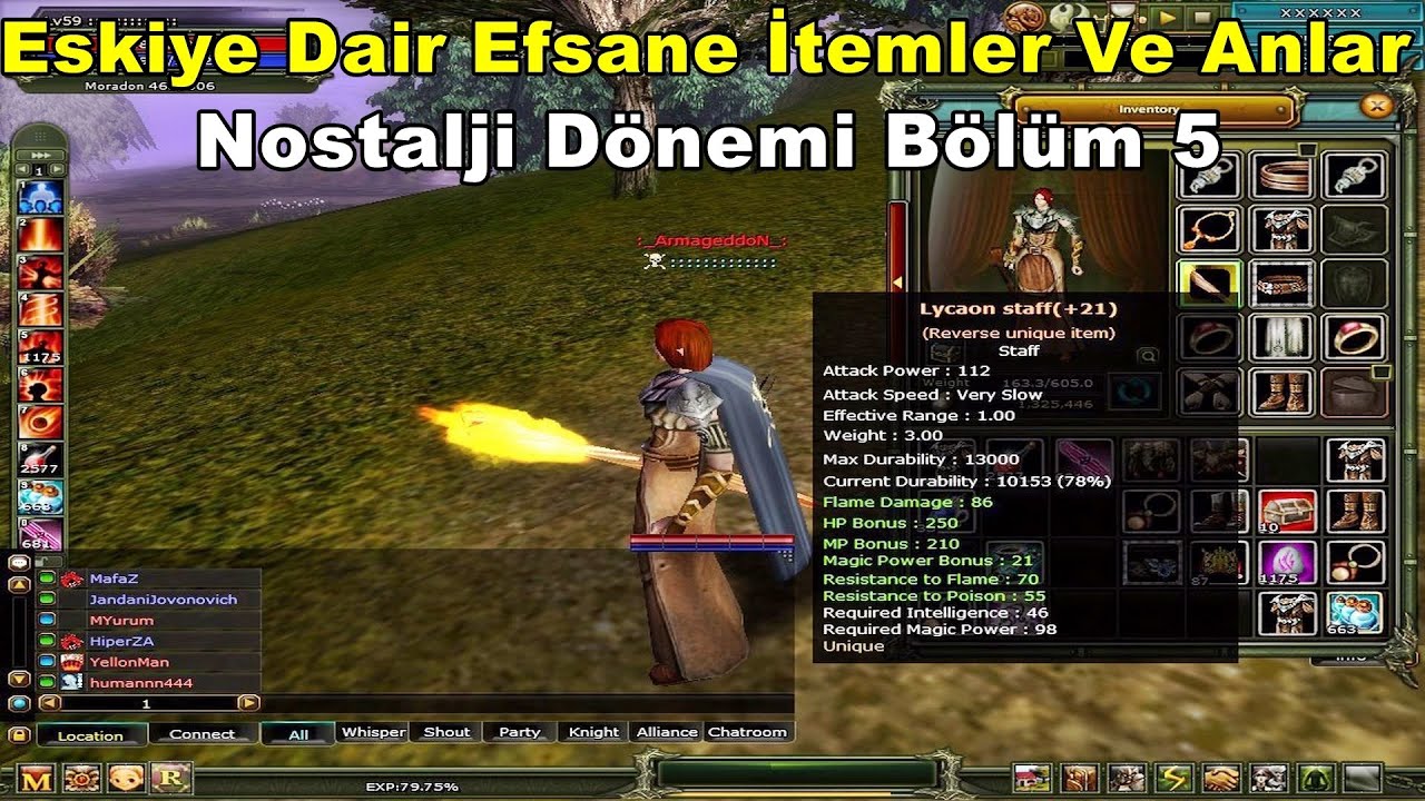 Nostalji Dönemi | Eskiye Dair Efsane İtemler Ve Anlar! 5 | Knight Online