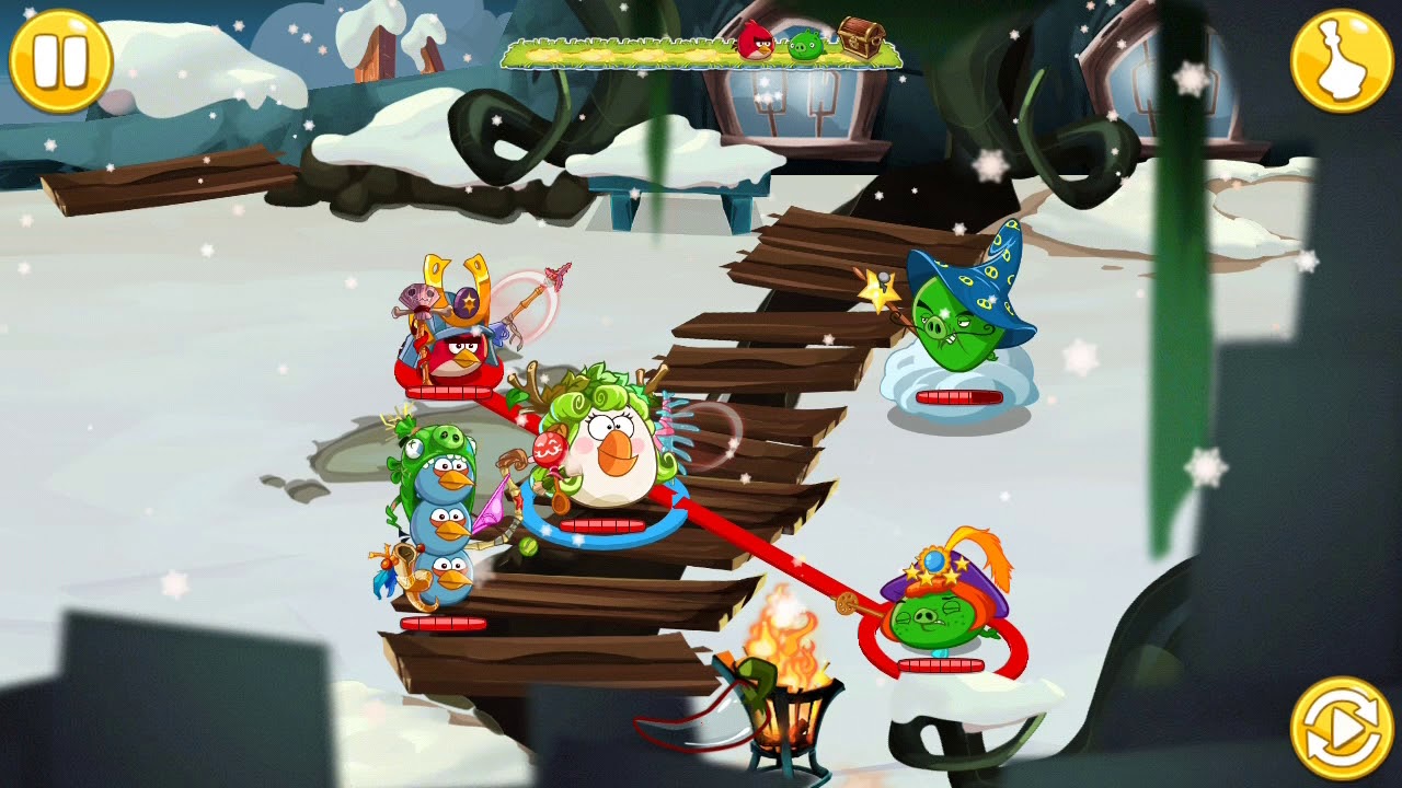 Angry Birds epic RPG Mountain pig castle (4th egg)
