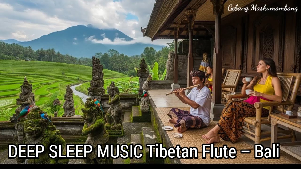 Suara Alam Bali: ASMR Seruling, Air, dan Burung untuk Tidur Nyenyak dan Meditasi