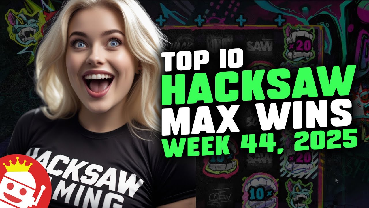 🔥 TOP 10 HACKSAW GAMING MAX WINS OF WEEK 44 / 2025 | REAL PLAYER WINS!