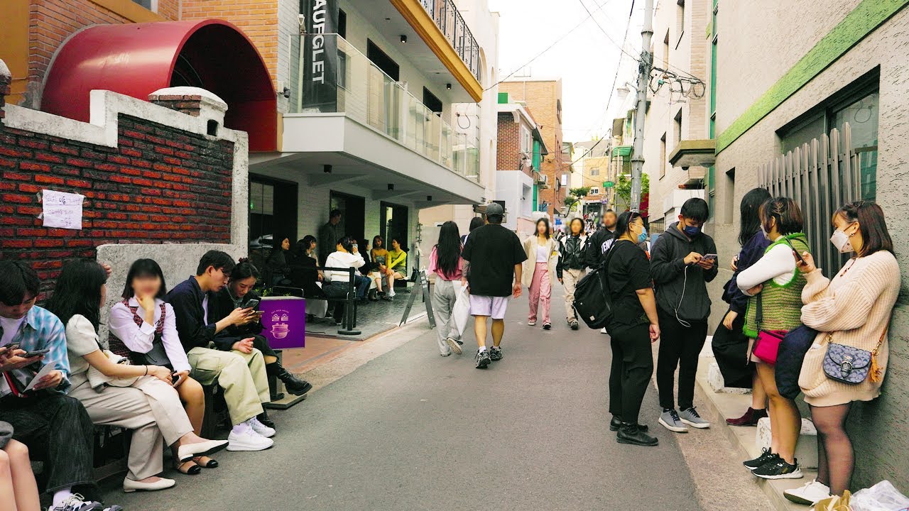 한남동 카페거리 핫플, 따듯한 봄날 토요일 오후 풍경, 서울 용산 여행, 서울트래블워커.
