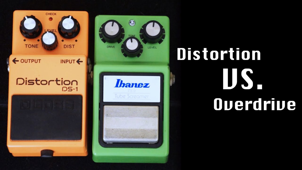 Overdrive vs Distortion. ¡El duo dinámico del guitarrista!