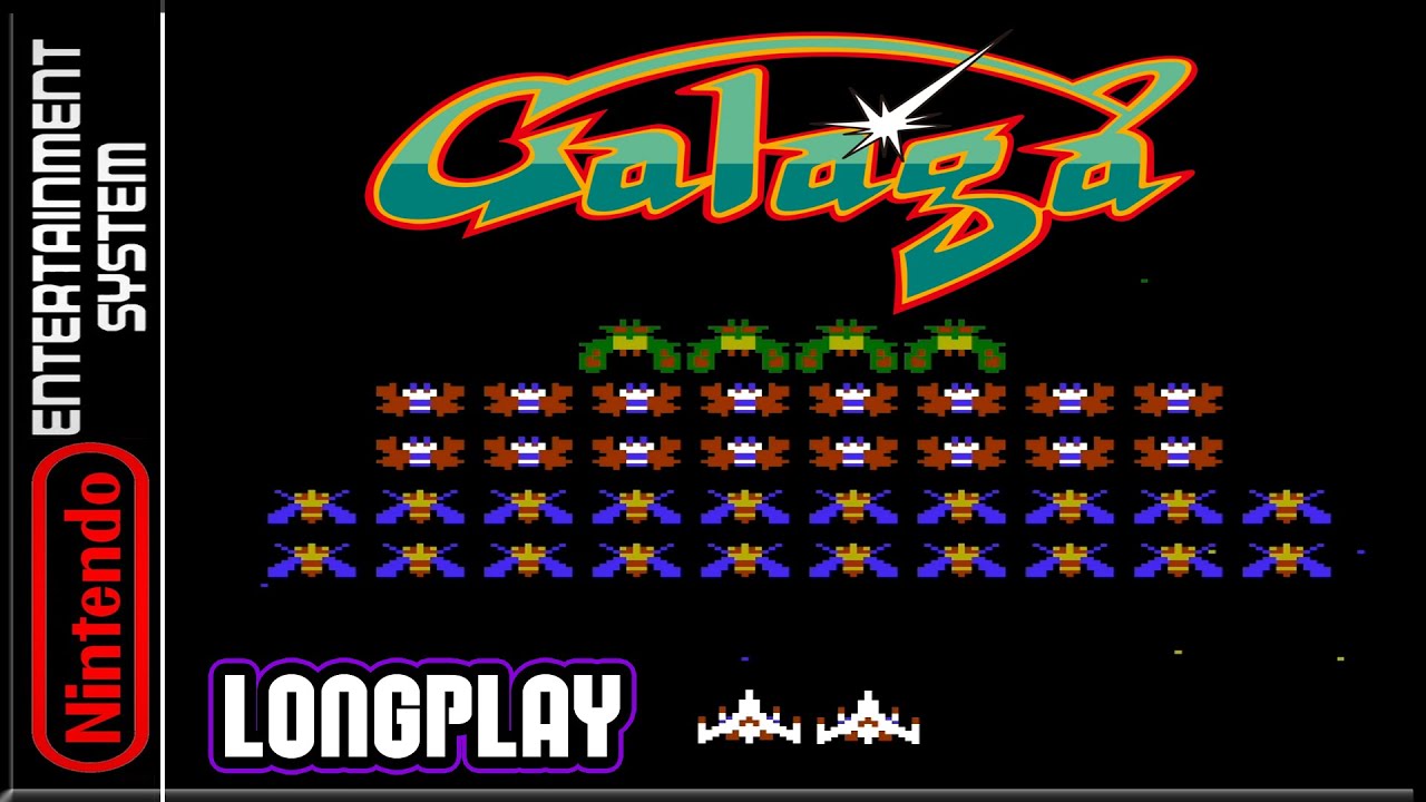 Galaga - Full Game 100% Walkthrough | Longplay - NES