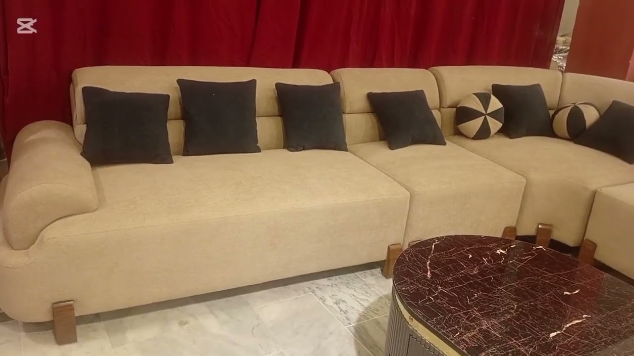 Full cushion sofa decor outlet ladojee furniture h13.  Golra road  near bank alhabib