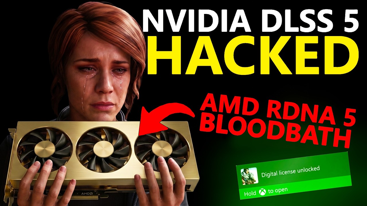 Nvidia DLSS 5 Hacked | AMD RDNA 5 Bloodbath | XBOX Disc to Digital