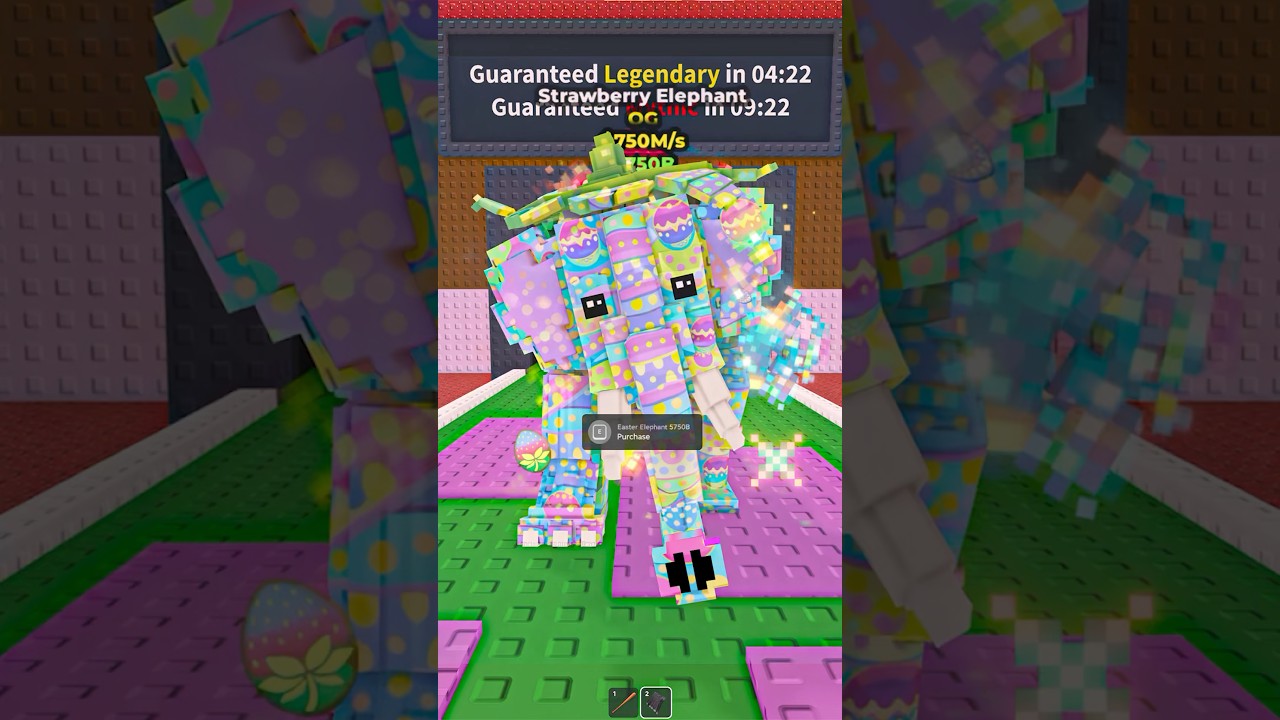 Easter Strawberry Elephants #brainrot #roblox #stealabrainrot #games #funny #memes
