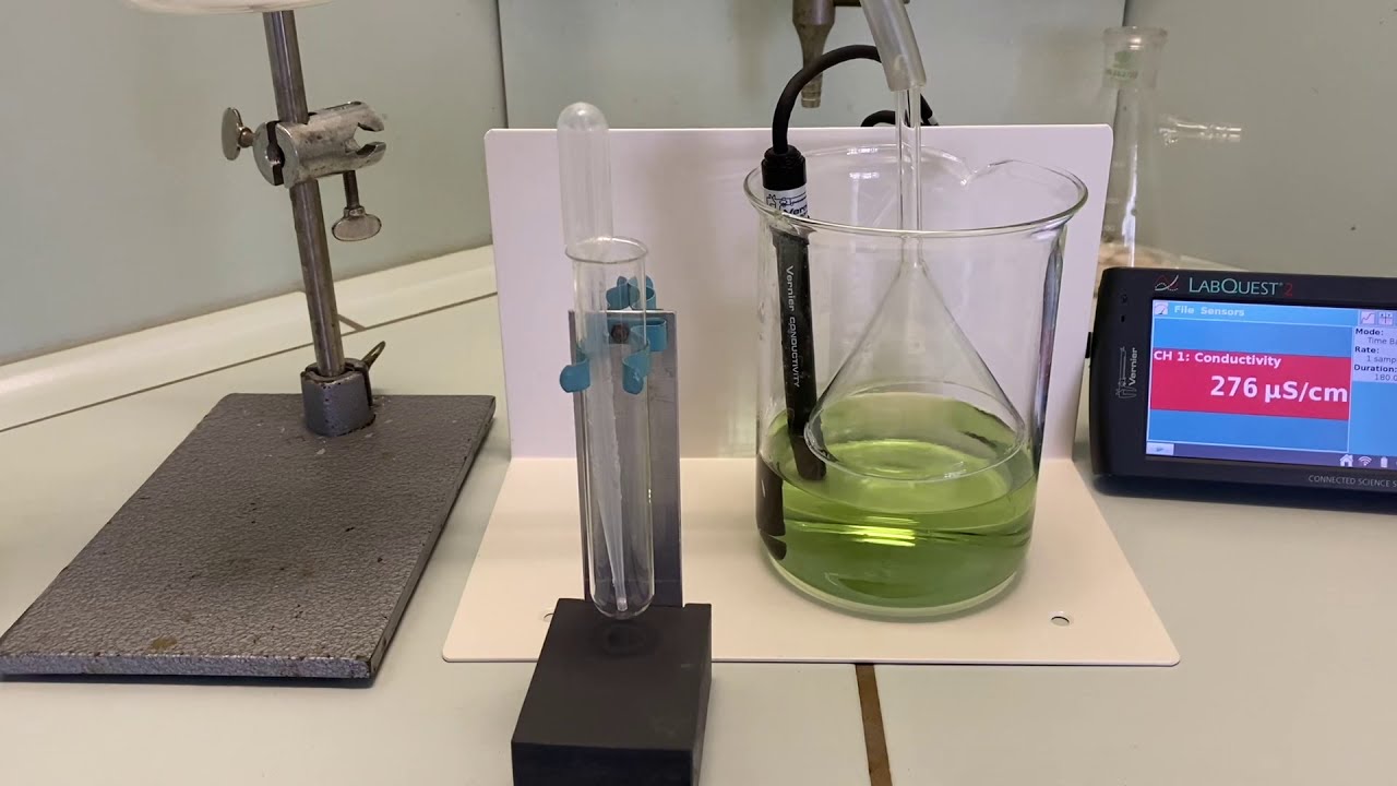 Experiment: Was macht eine Säure zur Säure? [Reaktion von Chlorwasserstoff mit Wasser]