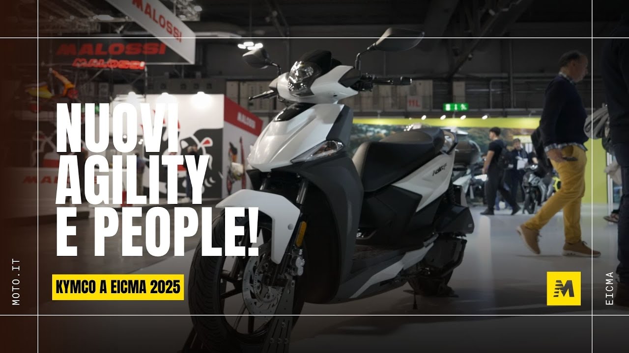 KYMCO a EICMA 2025: Agility si rinnova e People diventa Hybrid