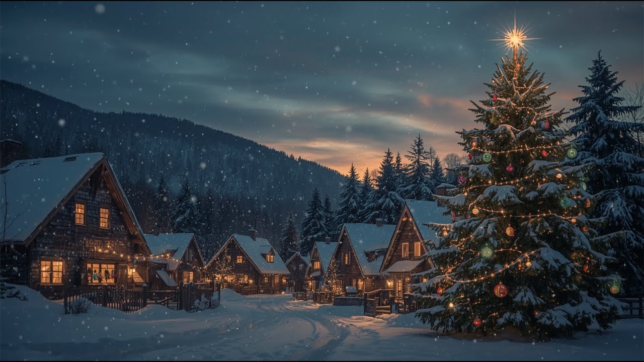 Elegant Winter Christmas Orchestral Music 🎄 Instrumental Winter Ambience for Peaceful Nights