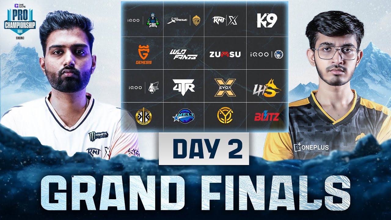 ONEGAME PRO CHAMPIONSHIP | DAY 2 | GRAND FINALS  | BGMI | SEASON 3 | #iqoosoul #godlike