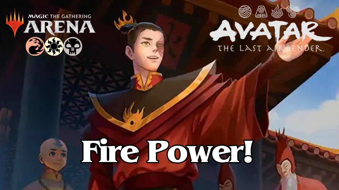 Magic the Gathering Fire Lord Zuko Commander Historic Brawl MTG Arena