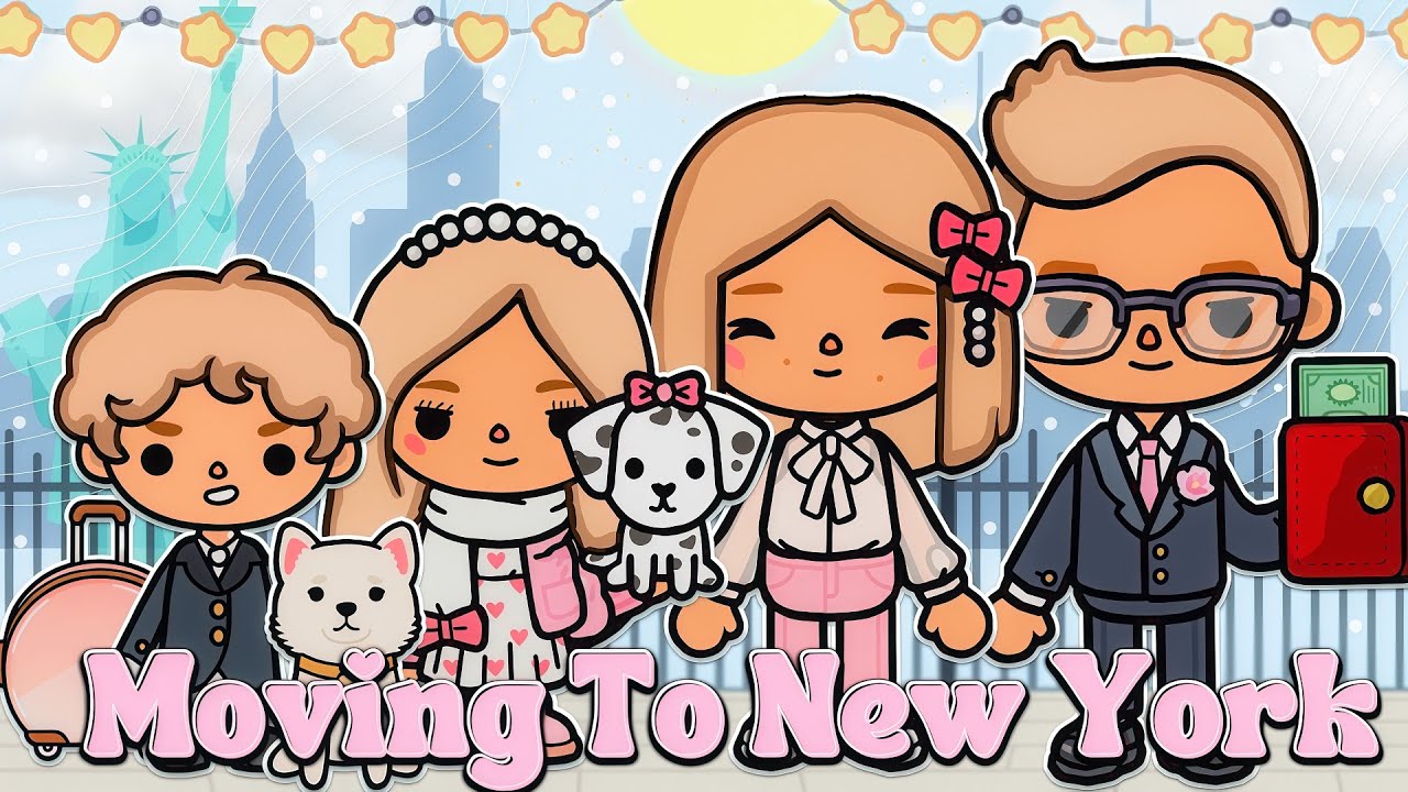 RICH FAMILY MOVES TO NEW YORK! ~ PENTHOUSE ~ 🏠❤️|| Toca Boca Roleplay *VOICE*