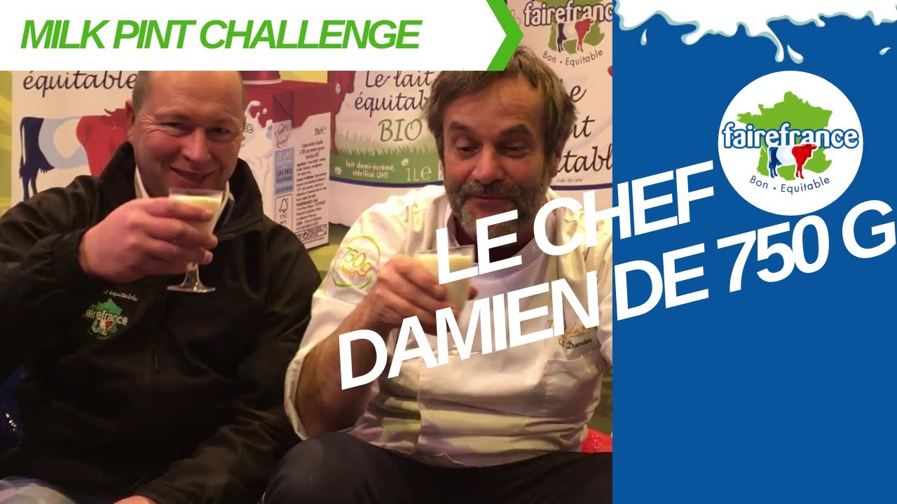 Le chef damien de 750g sur le stand #FaireFrance