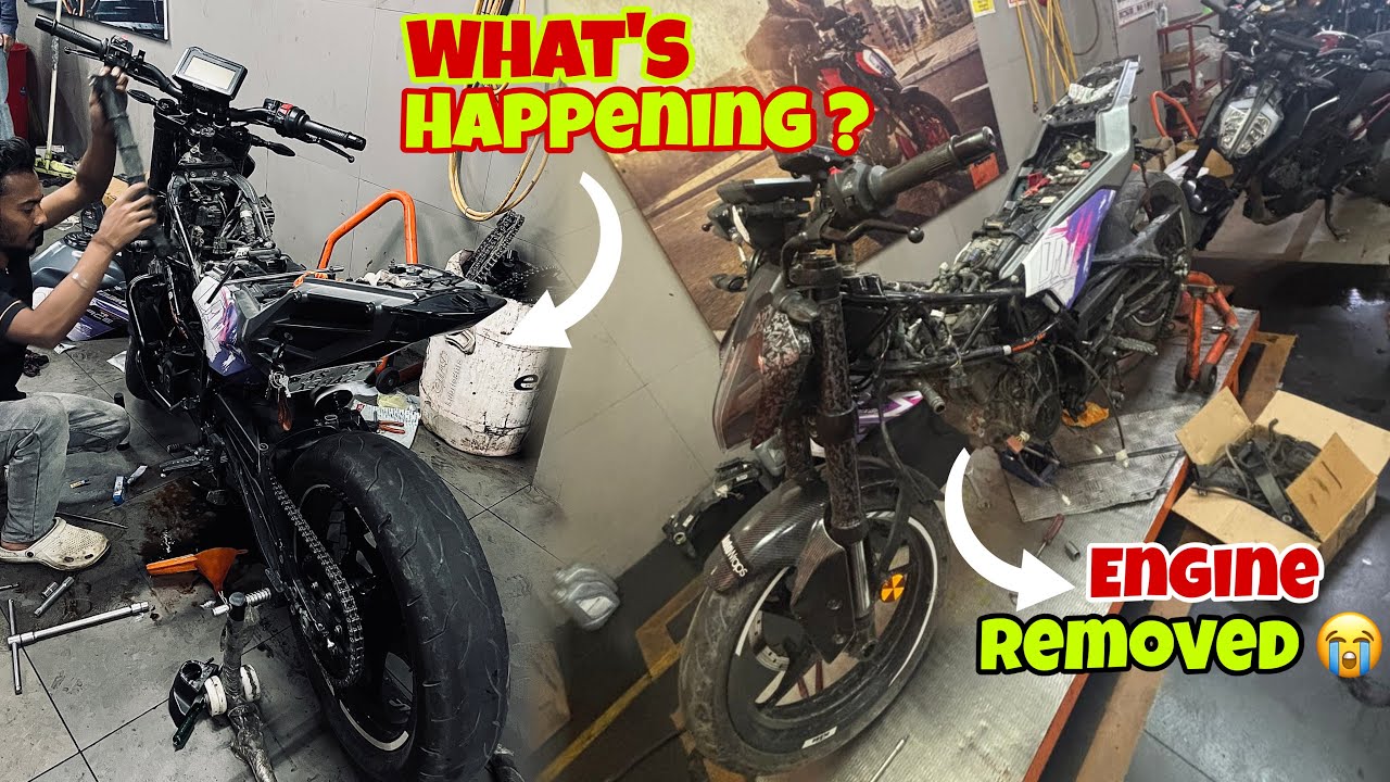 Tawang Ride Se Pehle Bike Mai Mota Kharsa Aa Geya 💔 Engine Oil Leaking..Tawang Ride Mai Clara jaigi?