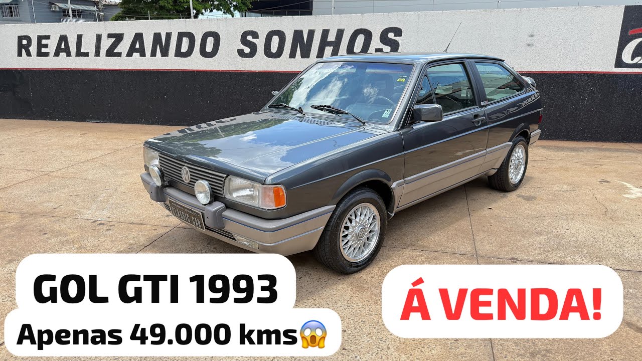 GOL GTI 1993 CINZA SPECTRO Á VENDA