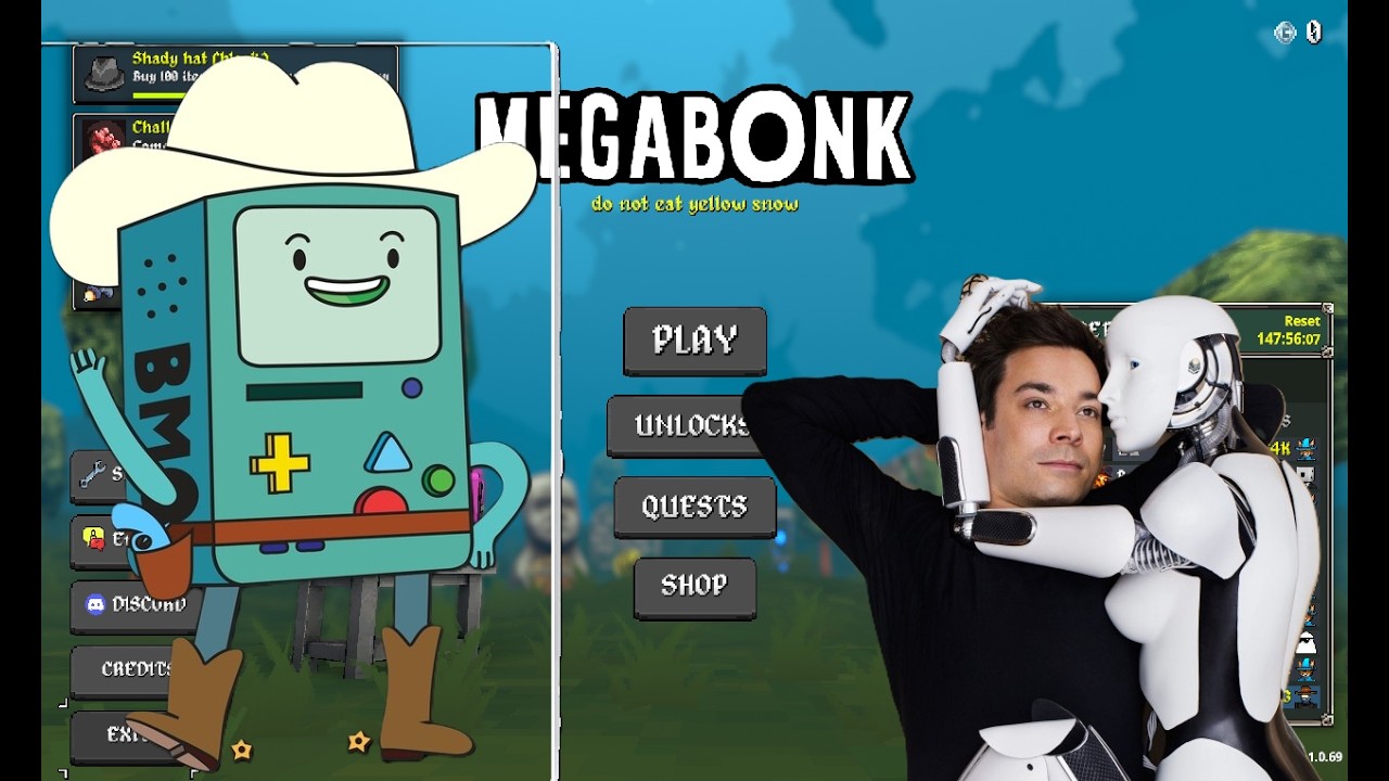 Megabonk and the Robotic uprising!