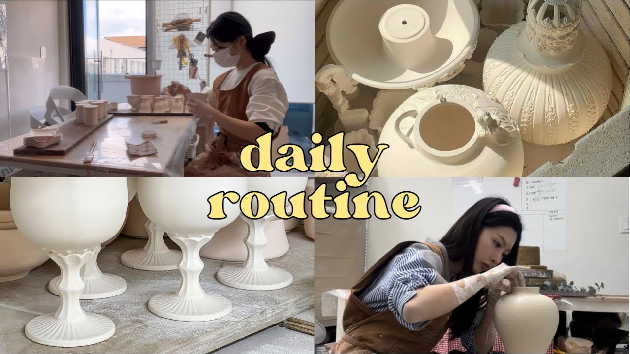 [전지적 작가 시점]  도자기공방의 하루 | Vlog | 24시간이 모자라 | Daily routine