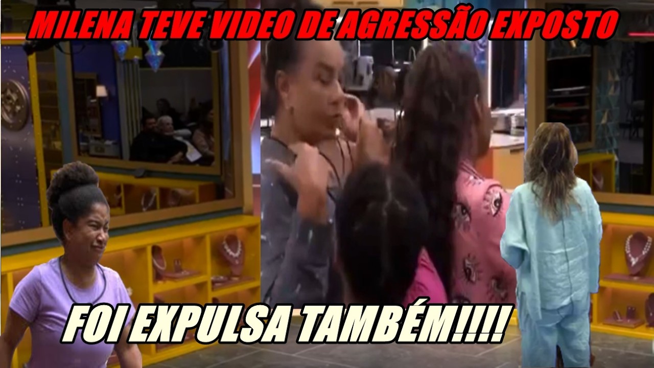 TADEU MOSTRA VT DA AGRESSÃO DE MILENA E ELA FOI EXPULSA POR ATACAR MARCIELE COM UM GARFO!
