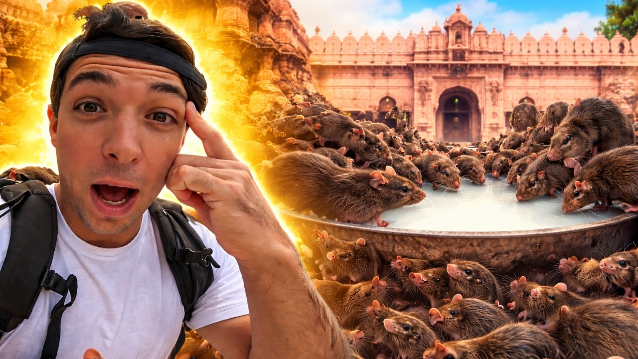 TEMPLO DE LAS RATAS EN INDIA 🇮🇳 