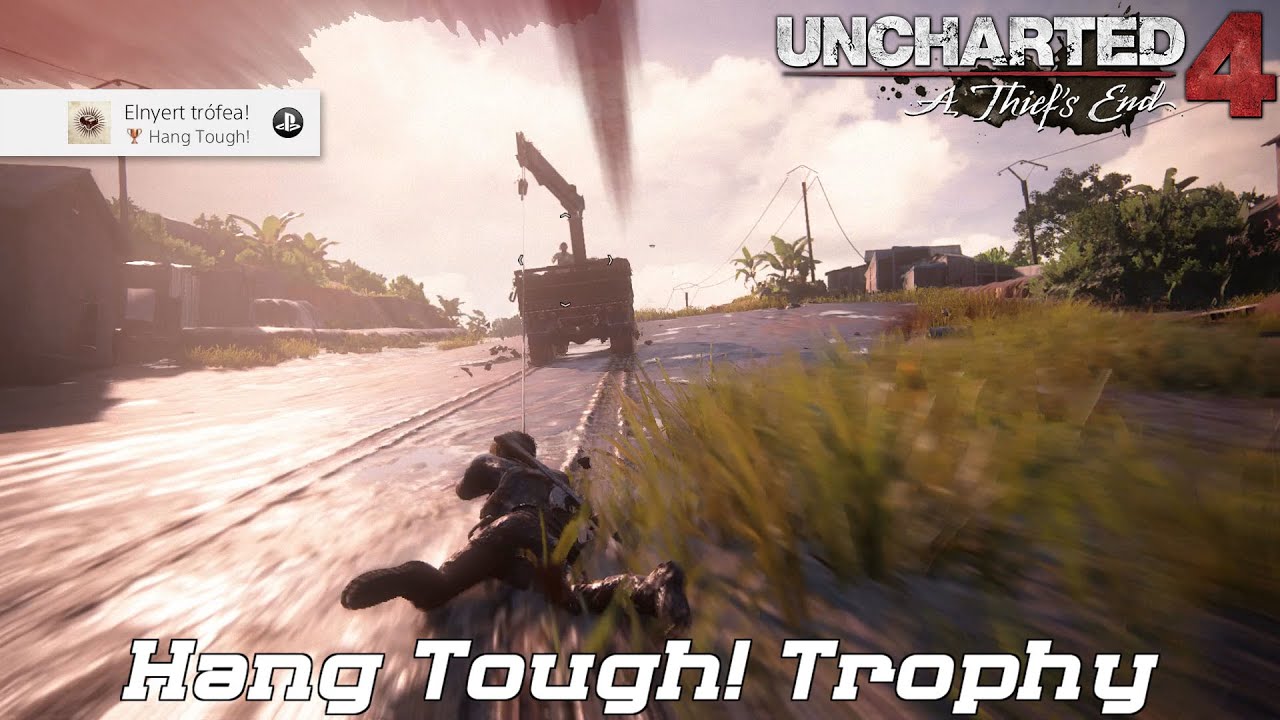 Uncharted 4: A Thief's End - Hang Tough! Trophy