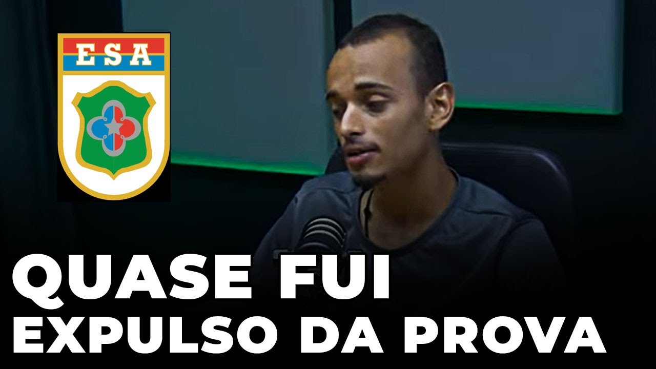 EU QUASE FUI EXPULSO DA PROVA DA ESA