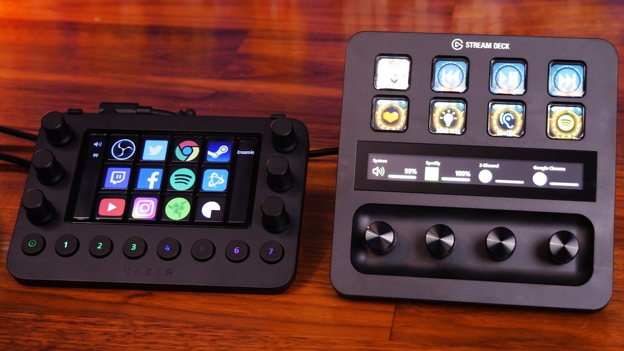 Elgato Stream Deck + vs Razer Stream Controller - which has better knobs