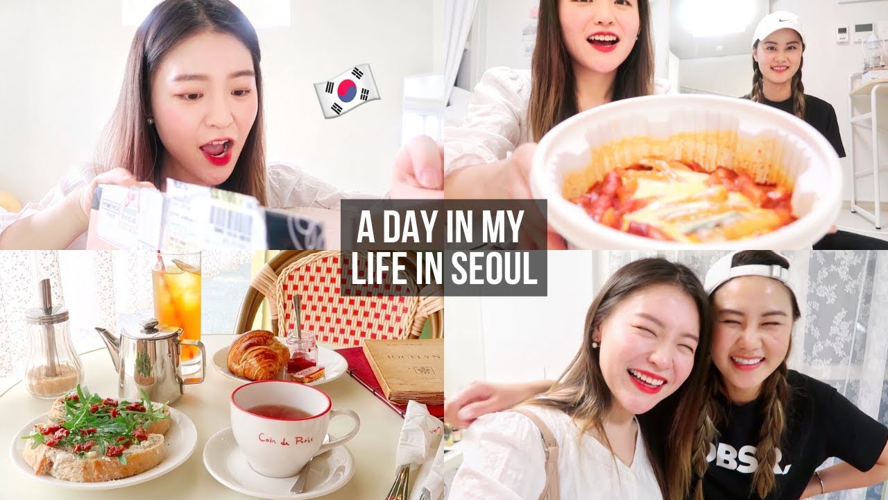 BACK IN SEOUL | PR Unboxing, Cafe Date, Tteokbokki Mukbang