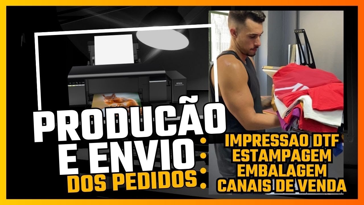 Minha rotina produzindo e enviando camisetas de DTF todos os dias nas minhas lojas online!