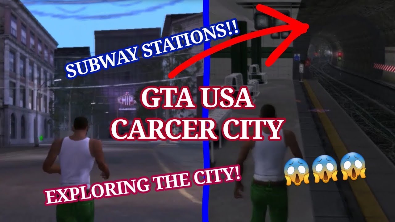 GTA USA MOD Stars & Stripes [New Version] Exploring Carcer City AND A SUBWAY!! *NEW CITY!!*[GTA USA]