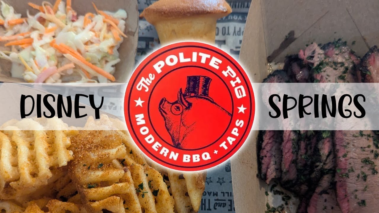 Обзор ресторана Polite Pig BBQ в Дисней-Спрингс — наш первый опыт | Орландо, Флорида