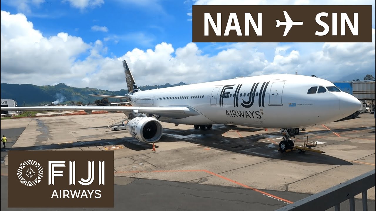 Fiji Airways Airbus A330 Economy Flight Experience: Nadi to Singapore