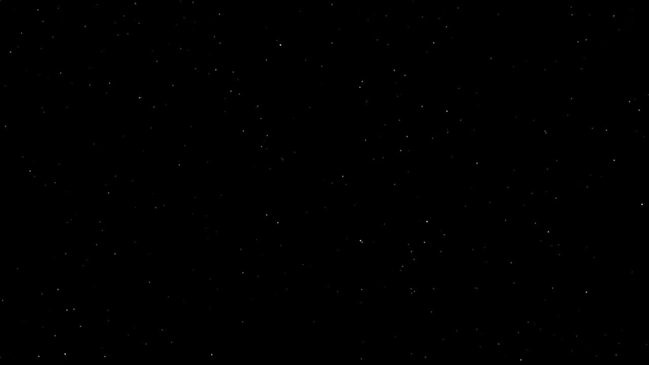 dark screen + very subtle stars, 12 hours