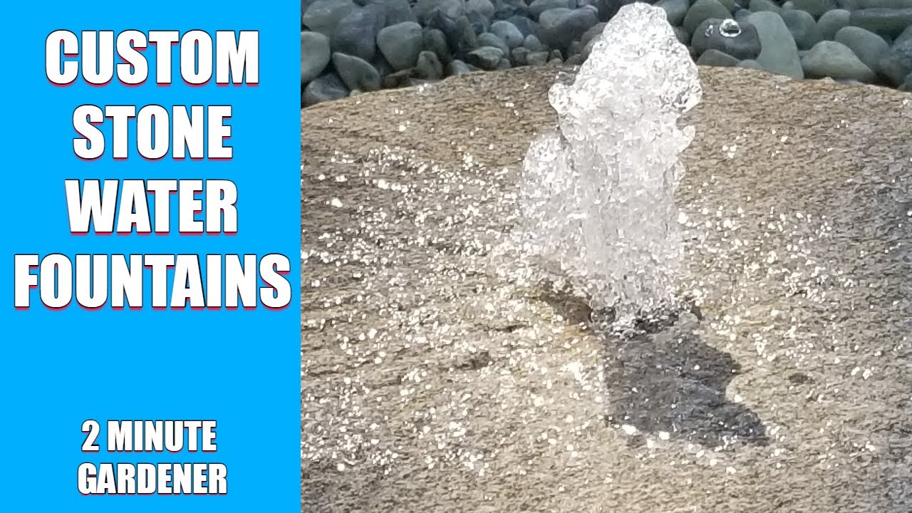 Custom Stone Water Fountain Ideas