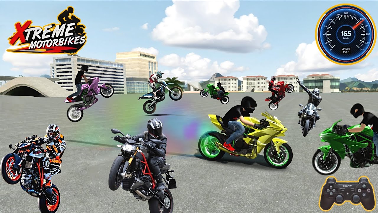 Xtreme Motorbikes Simulator - High Graphics Superbike Racing Gameplay Android Bike Stunts Part - 26
