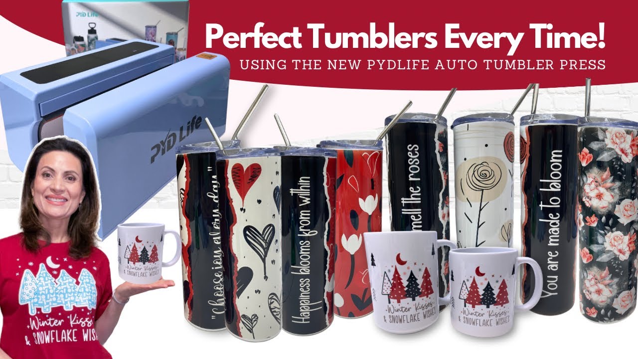 How to Sublimate Tumblers & Mugs of All Sizes with the PYDLIFE Auto Heat Press: Tips & Tricks!