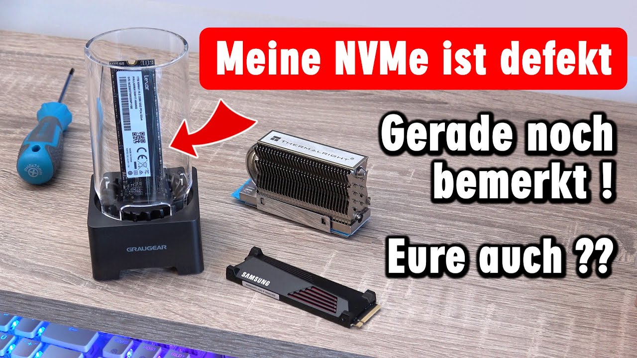 Ist eure NVMe SSD auch heimlich defekt? SSD Test zeigt Überraschung