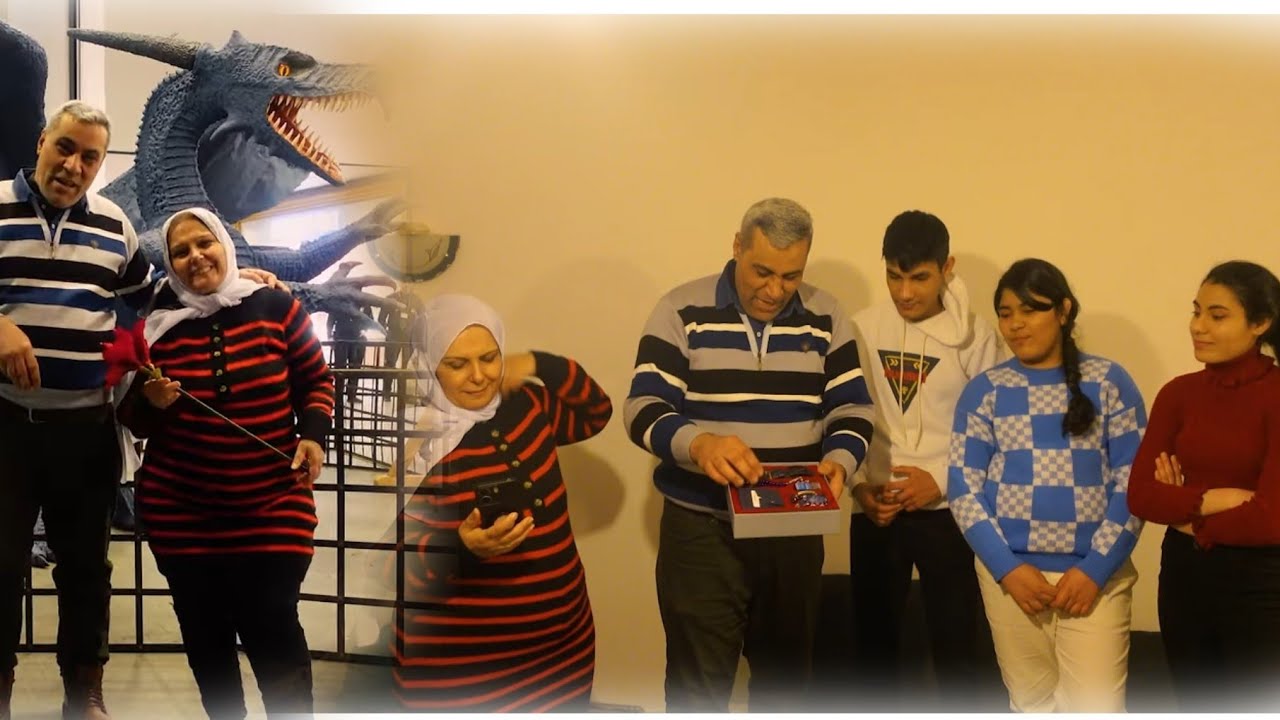 اول مشوار مع عائله واحلى هديه🎁 من روجبين😊 لابوهاعجب اش كانت الهديه🤔