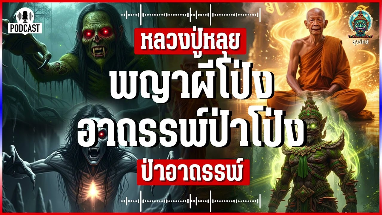 หลวงปู่หลุย เผชิญหน้า พญาผีโป่ง อสุรกายเจ้าป่า กลางป่าอาถรรพ์! | ลุงยักษ์