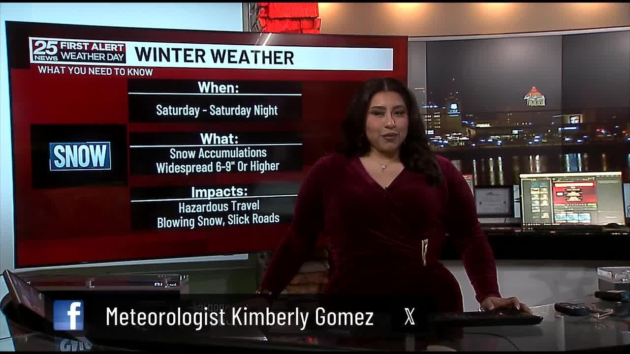 First Alert Weather Day: First significant snowfall of the season expected Saturday