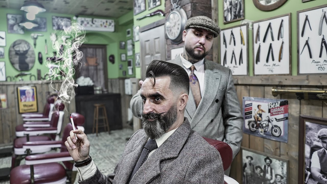 💈 ASMR BARBER - The most GENTLEMANLY LOOK - Haircut, Beard & Skin Fade